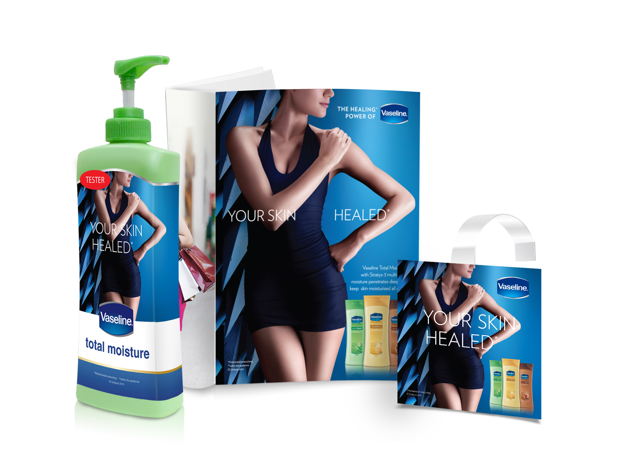 Vaseline_Leaf Tester Jacket, Wobbler, Magazine Ad